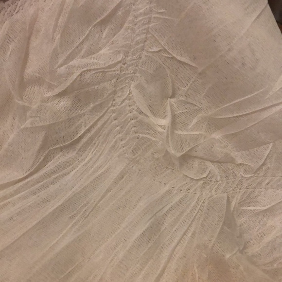 Cream sheer tank sheath slip dress from Paris. Super Unique - Picture 4 of 10